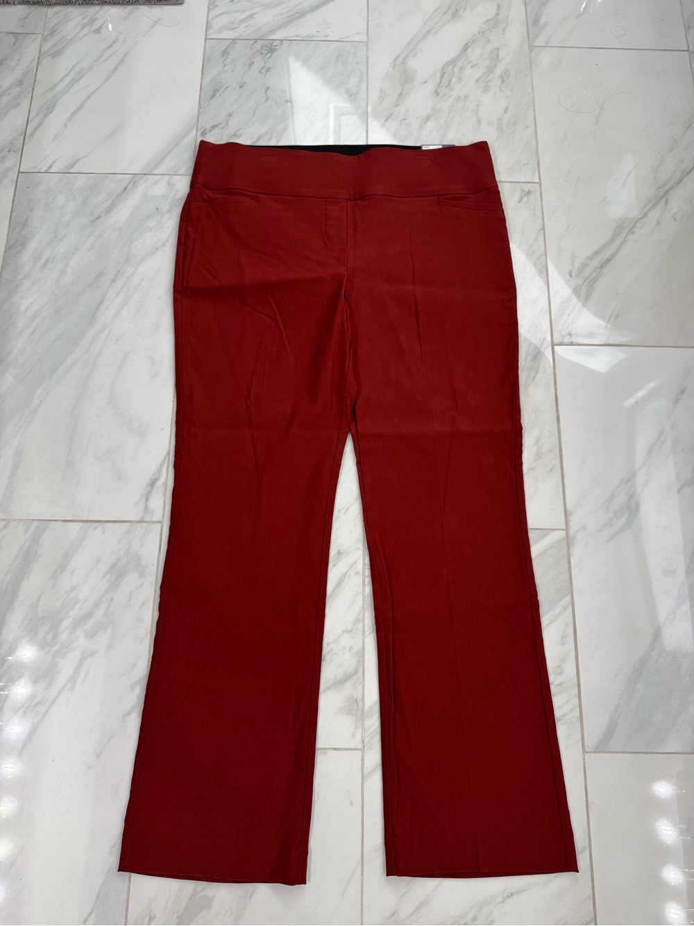 APT. 9 Rust Bootcut Tummy Control Stretch Pants XL NWT